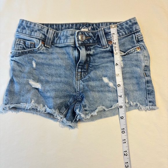 Old Navy Light Blue Denim Girls' Shorts and Cat and Jack denim shorts - Picture 3 of 15